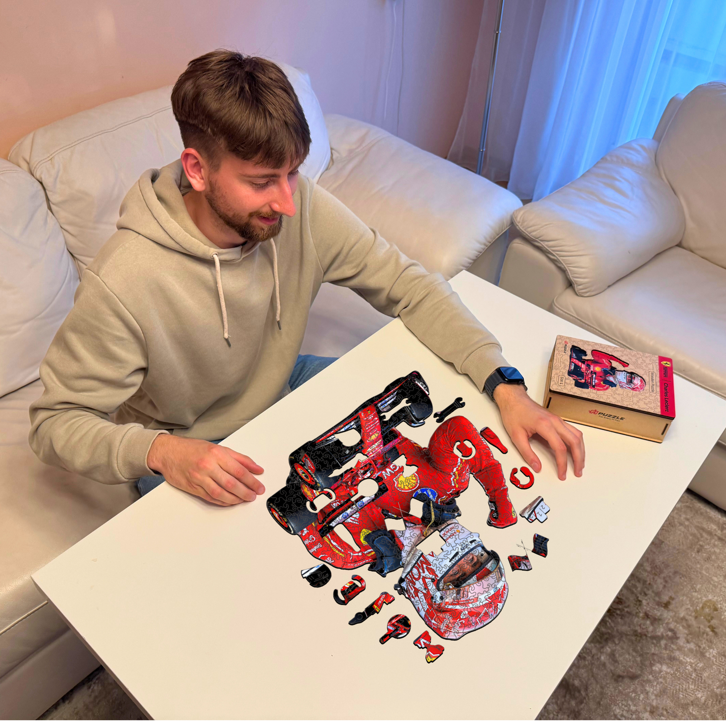 Charles Leclerc - Wooden Puzzle