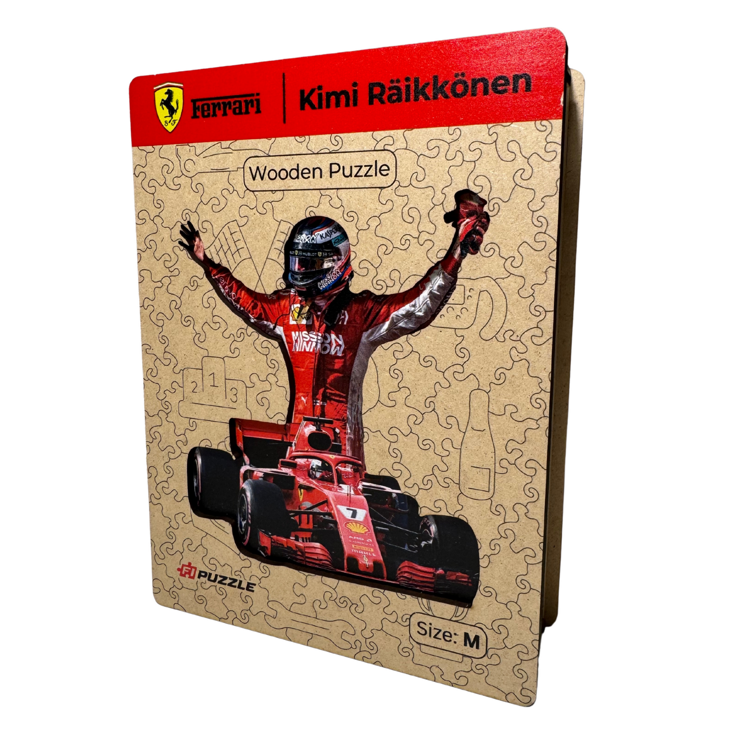 Kimi Räikkönen - Wooden Puzzle