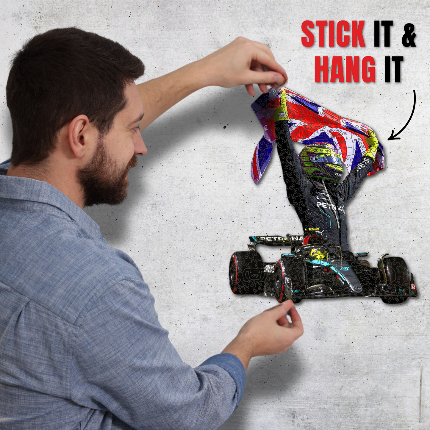 Lewis Hamilton - Wooden Puzzle