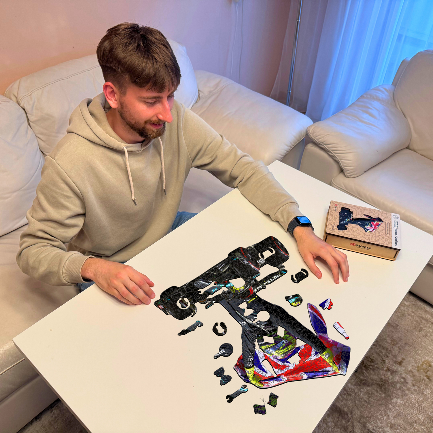 Lewis Hamilton - Wooden Puzzle
