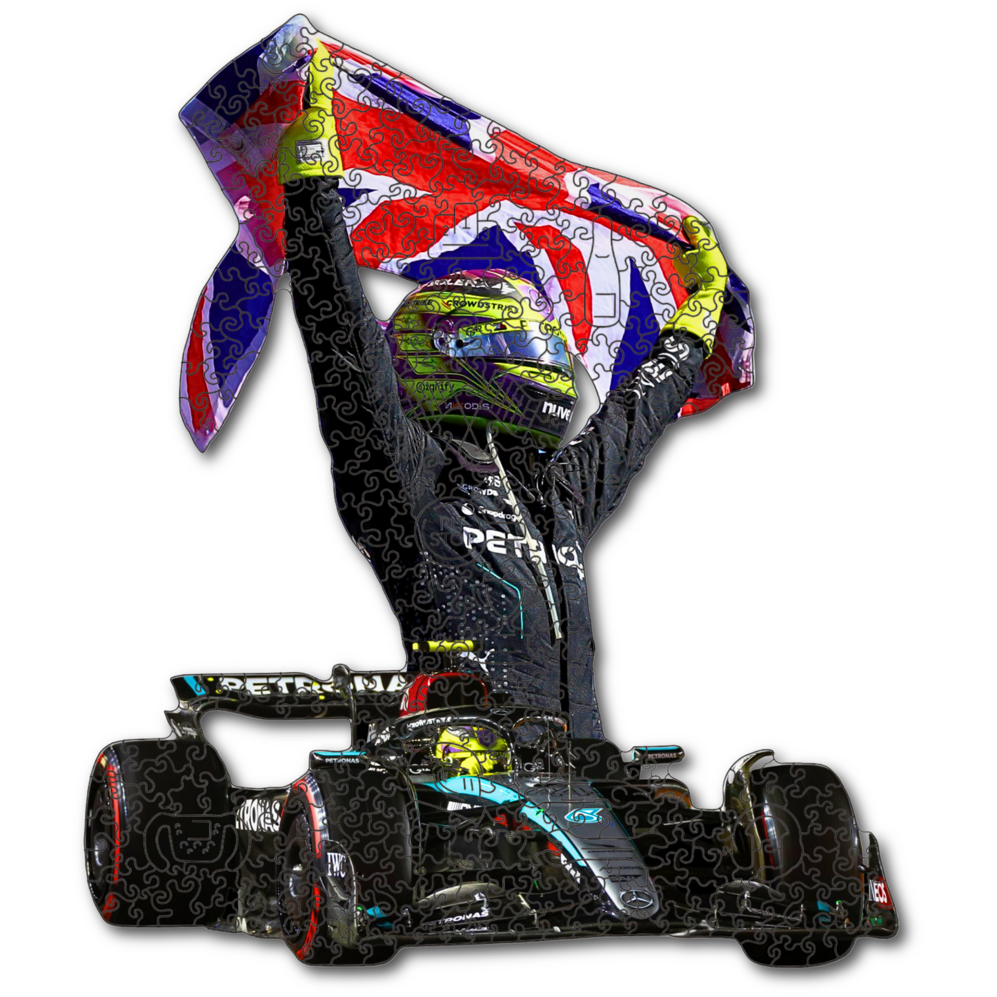 Lewis Hamilton - Wooden Puzzle