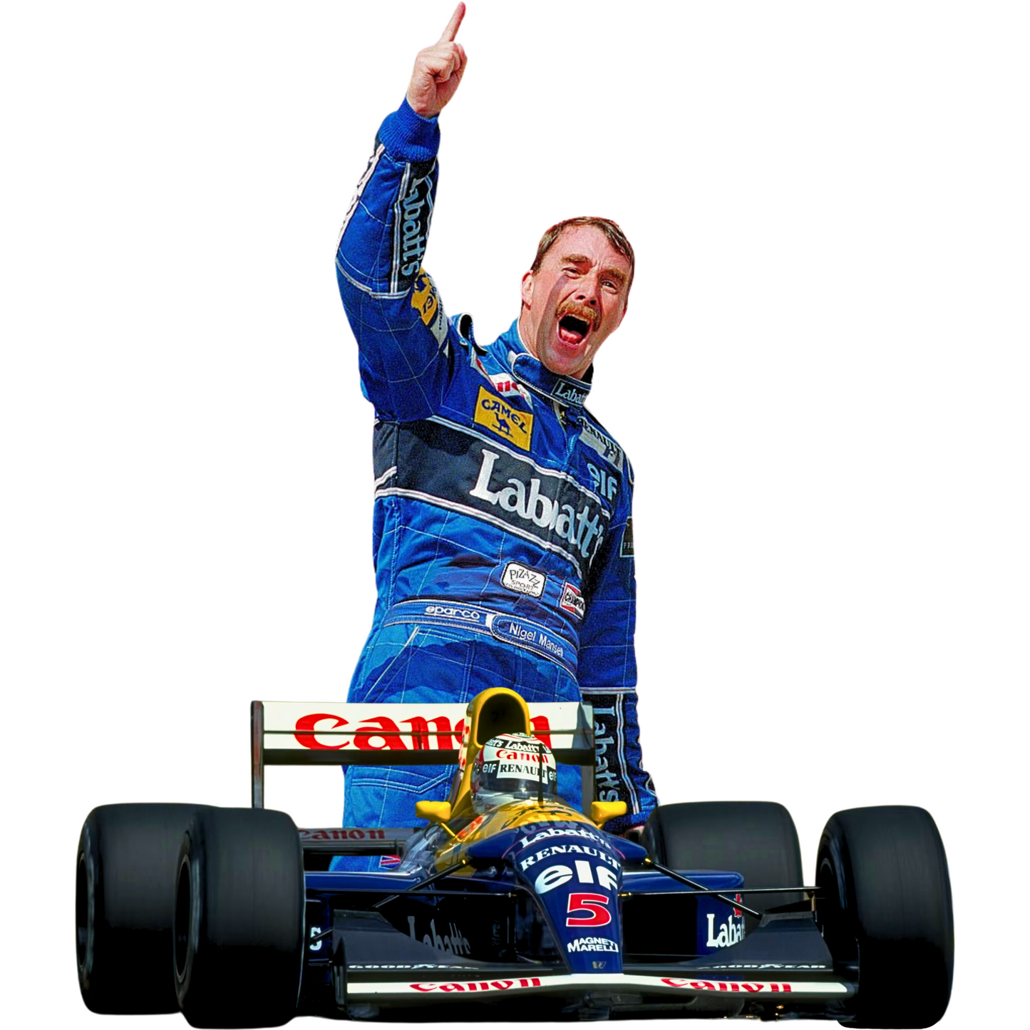 Nigel Mansell - Wooden Puzzle