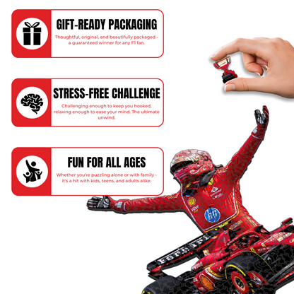 Carlos Sainz - Wooden Puzzle