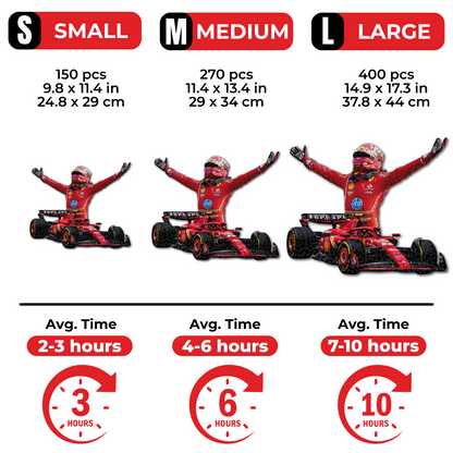 Carlos Sainz - Wooden Puzzle