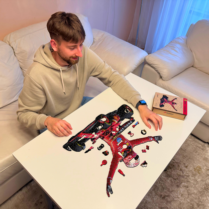 Carlos Sainz - Wooden Puzzle