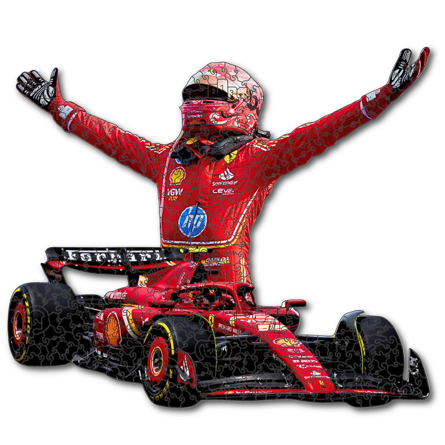 Carlos Sainz - Wooden Puzzle