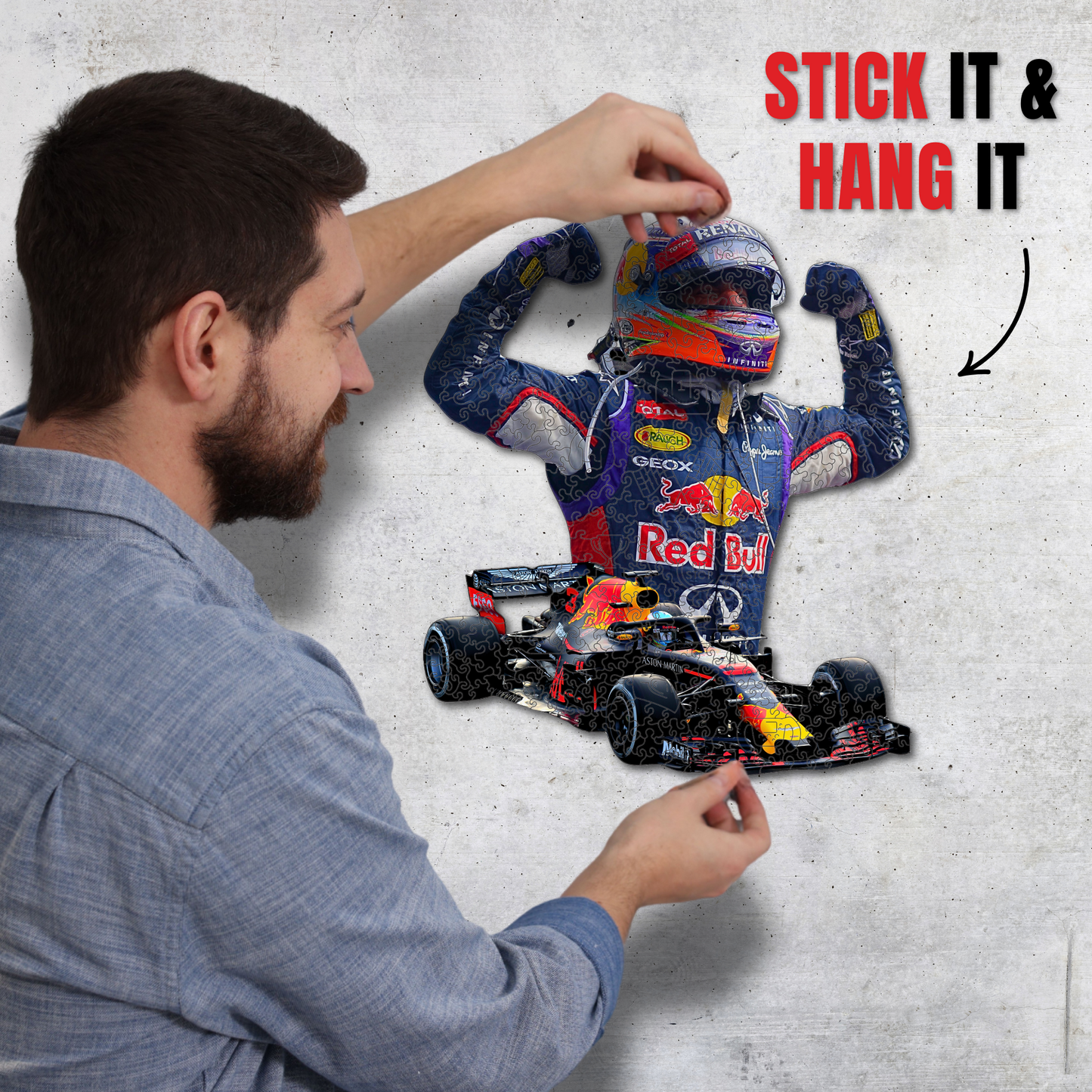 Daniel Ricciardo - Wooden Puzzle