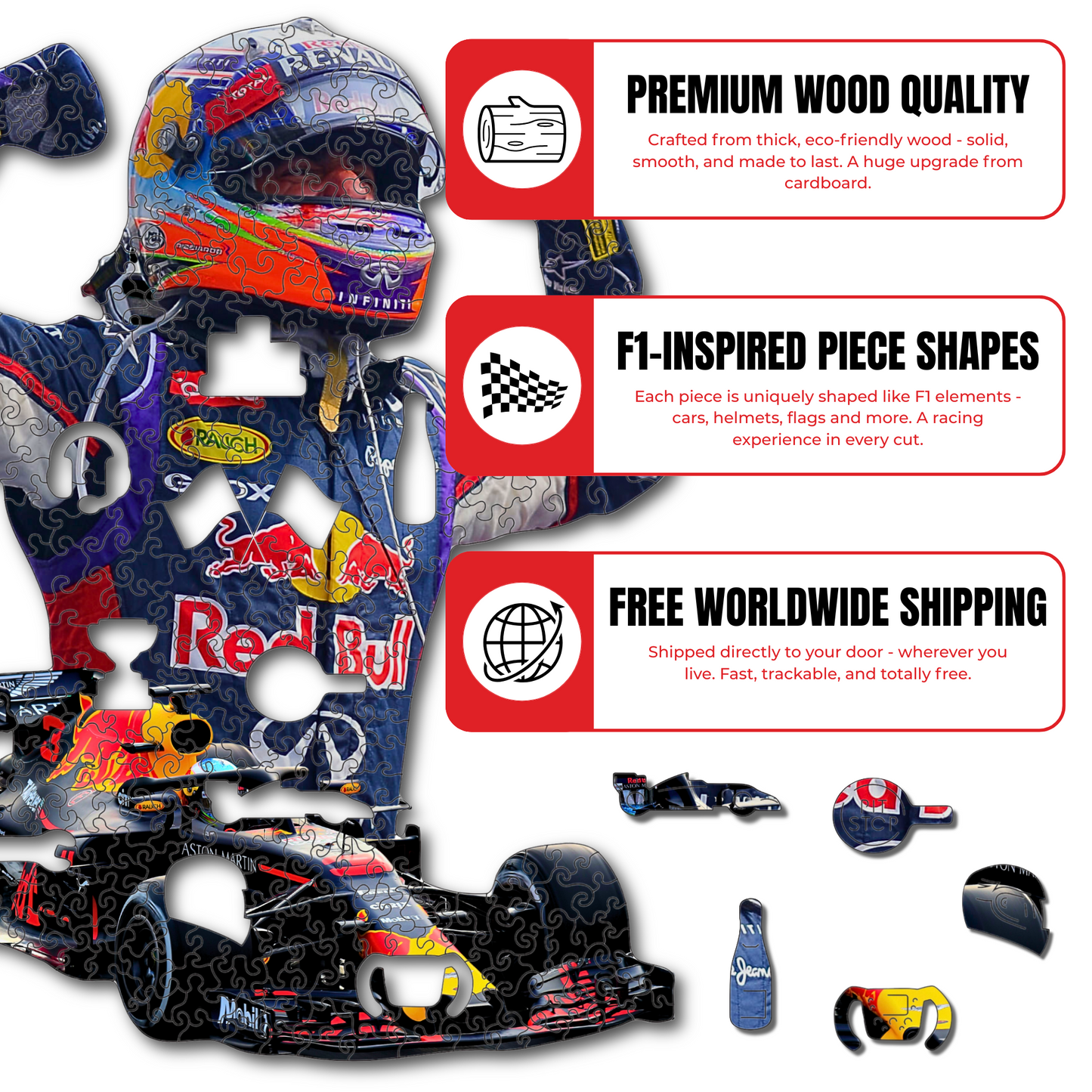 Daniel Ricciardo - Wooden Puzzle
