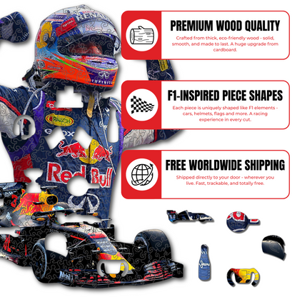 Daniel Ricciardo - Wooden Puzzle