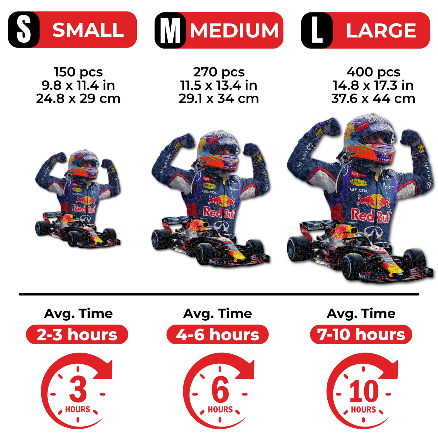 Daniel Ricciardo - Wooden Puzzle