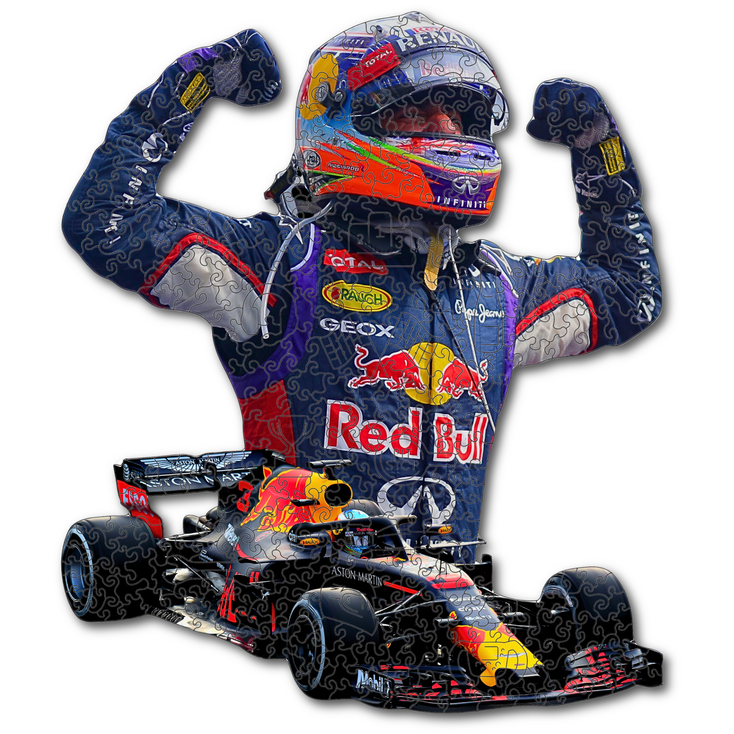 Daniel Ricciardo - Wooden Puzzle