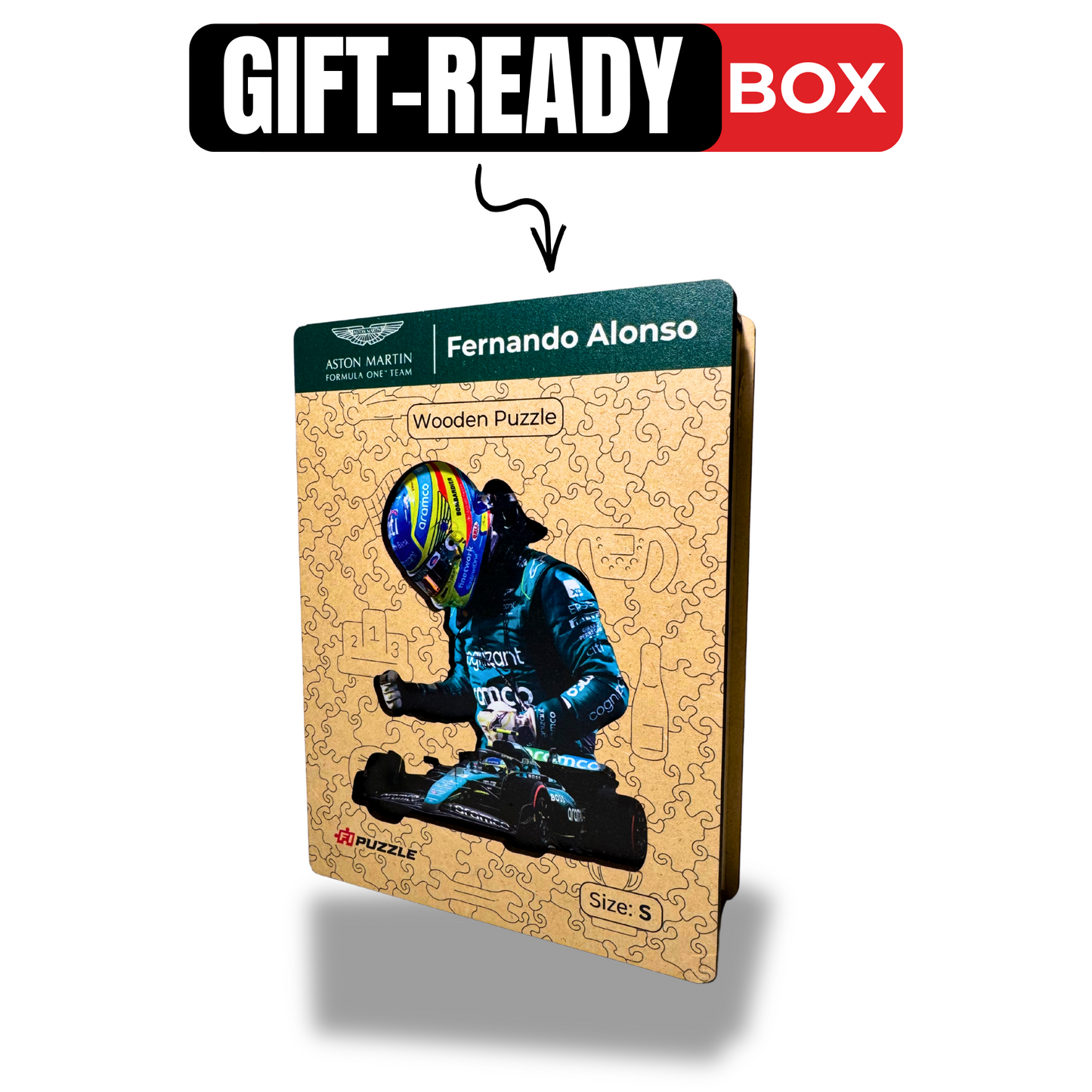 Fernando Alonso - Wooden Puzzle