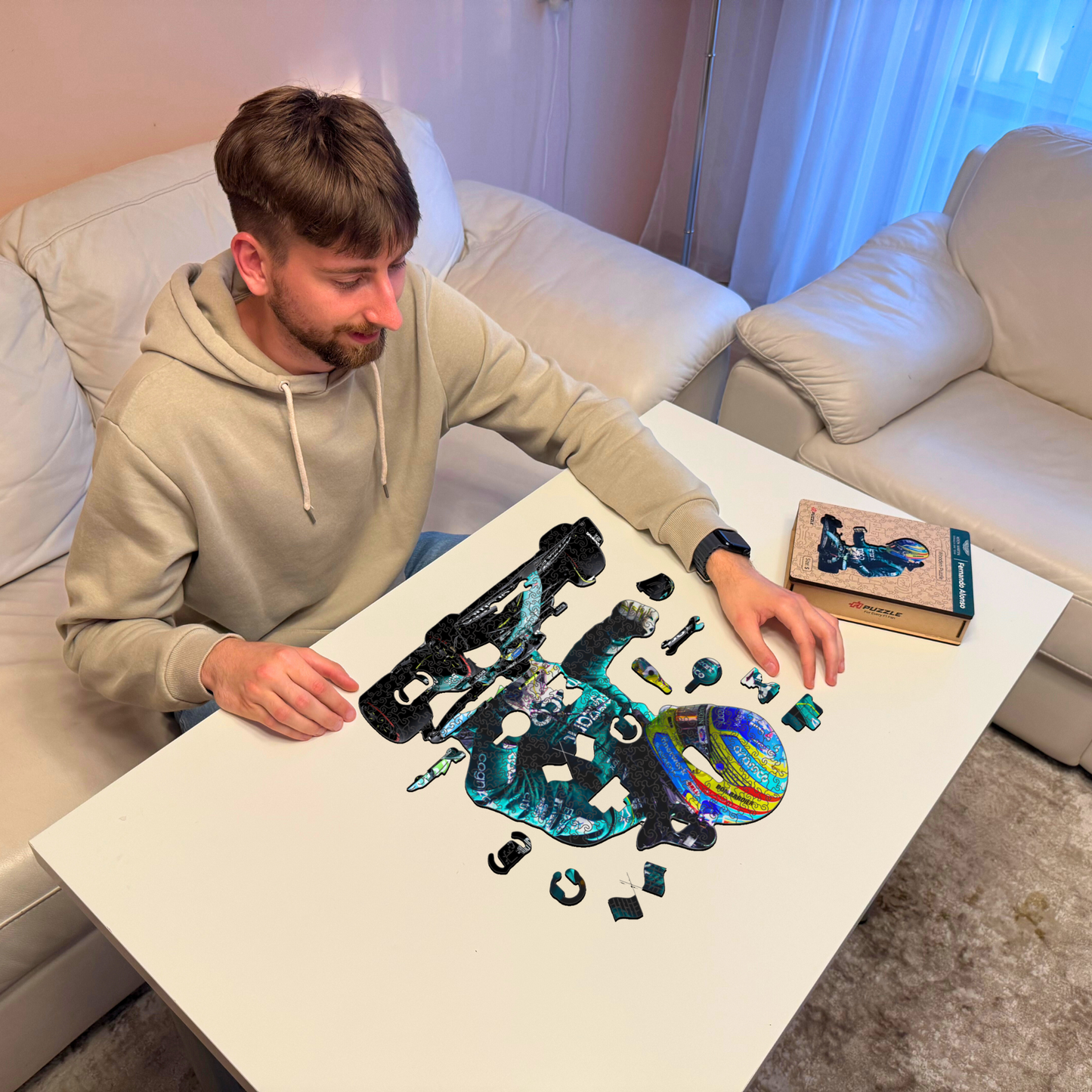 Fernando Alonso - Wooden Puzzle