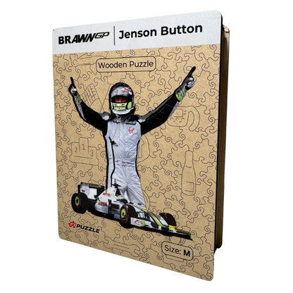 Jenson Button - Wooden Puzzle
