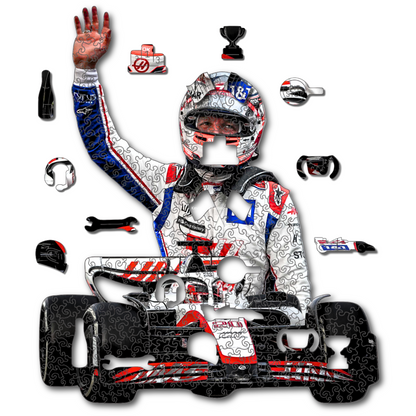 Kevin Magnussen - Wooden Puzzle