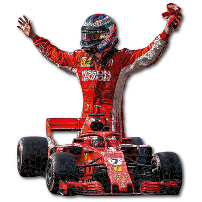 Kimi Räikkönen - Wooden Puzzle