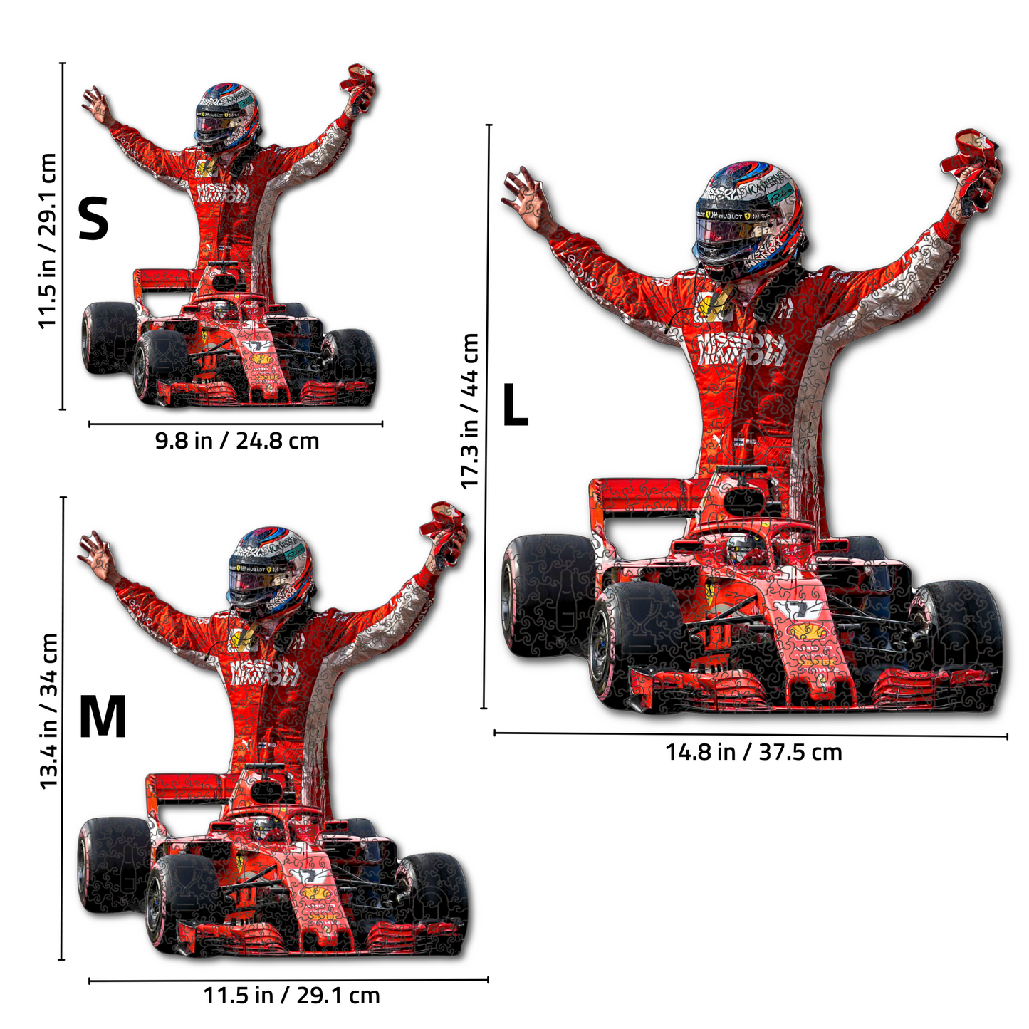 Kimi Räikkönen - Wooden Puzzle