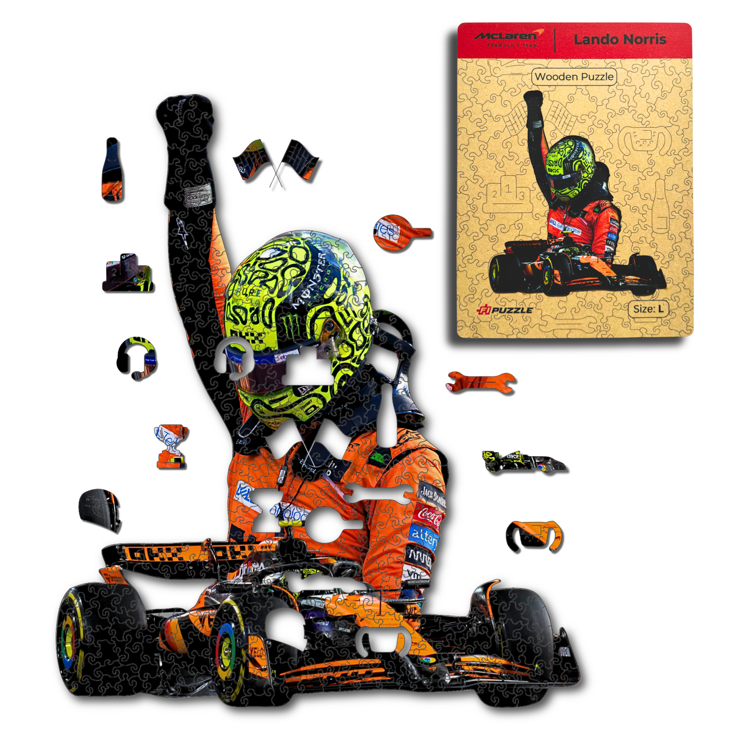 Lando Norris - Wooden Puzzle