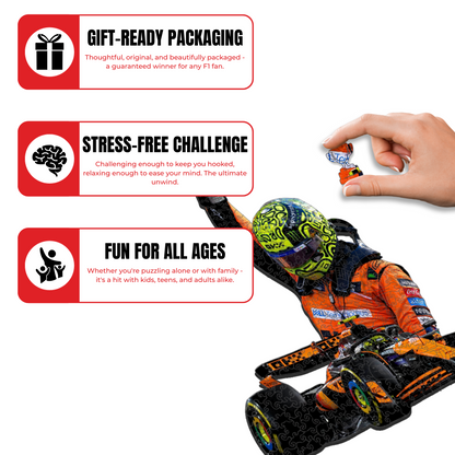Lando Norris - Wooden Puzzle