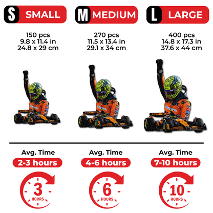 Lando Norris - Wooden Puzzle