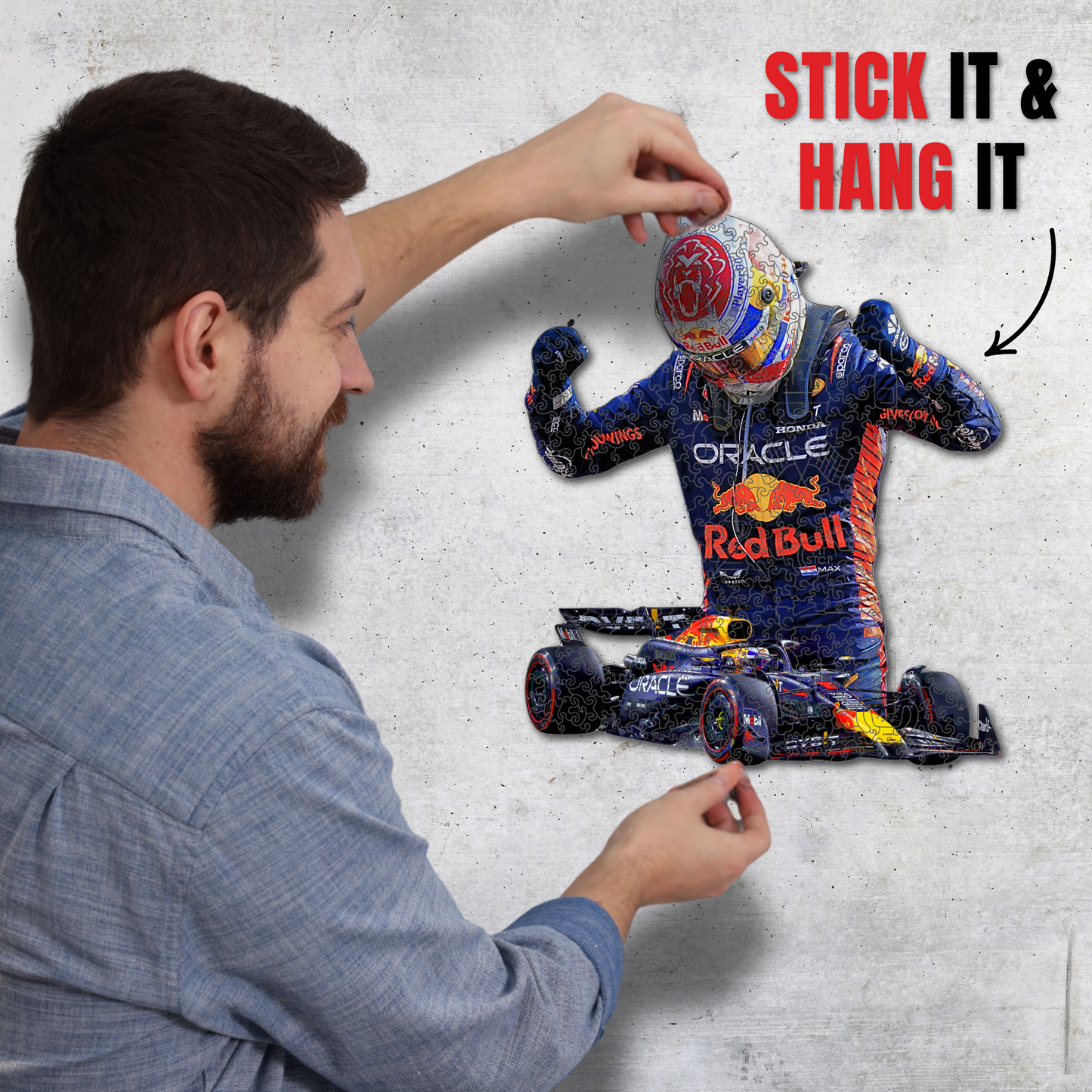 Max Verstappen - Wooden Puzzle