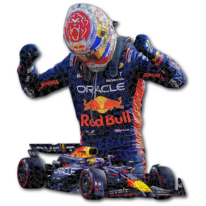 Max Verstappen - Wooden Puzzle