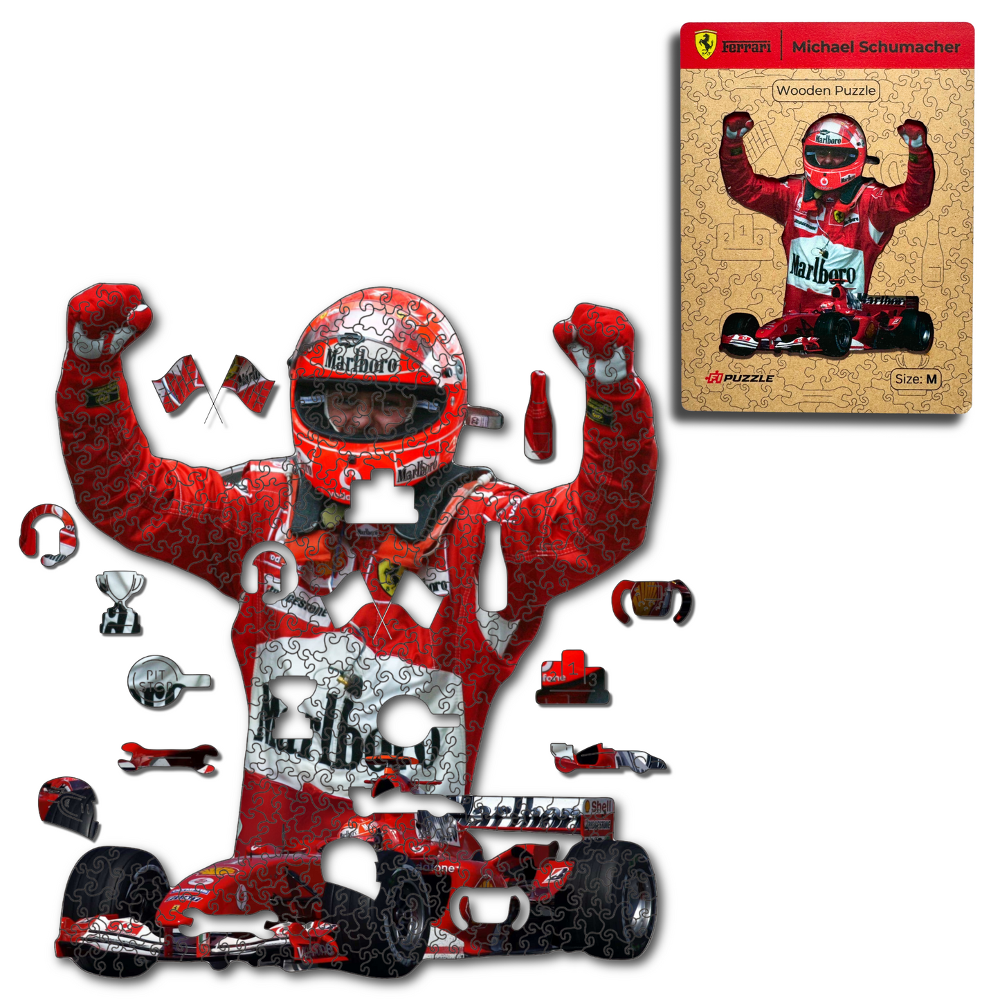 Michael Schumacher - Wooden Puzzle