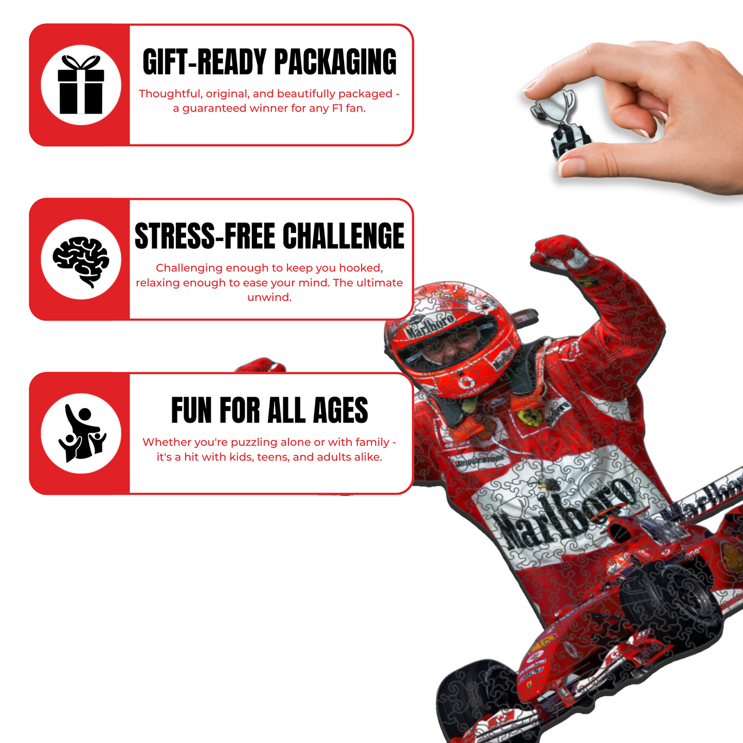 Michael Schumacher - Wooden Puzzle