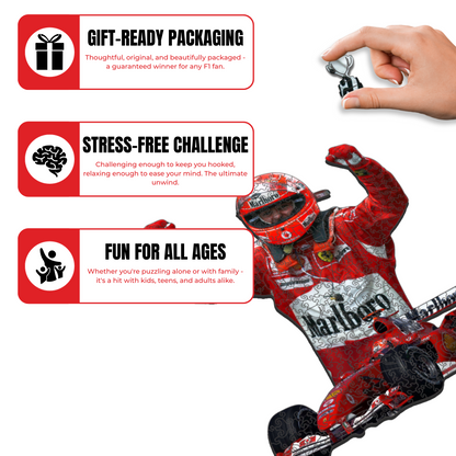 Michael Schumacher - Wooden Puzzle