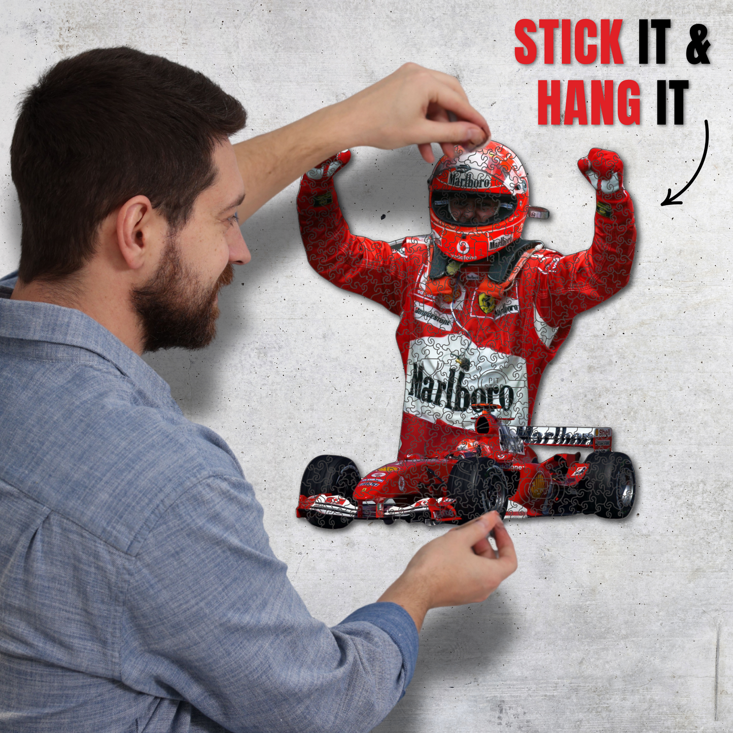 Michael Schumacher - Wooden Puzzle