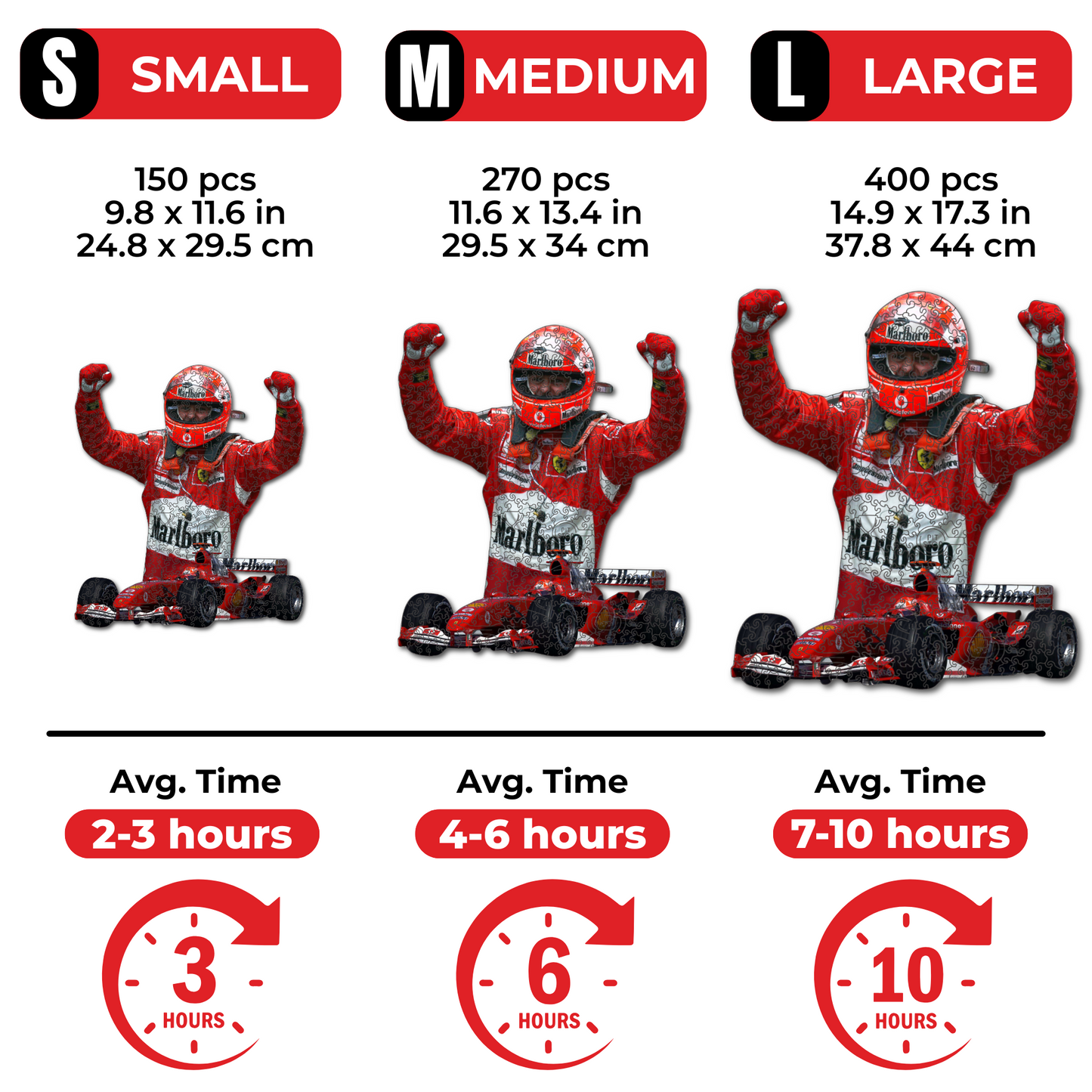 Michael Schumacher - Wooden Puzzle