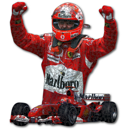 Michael Schumacher - Wooden Puzzle