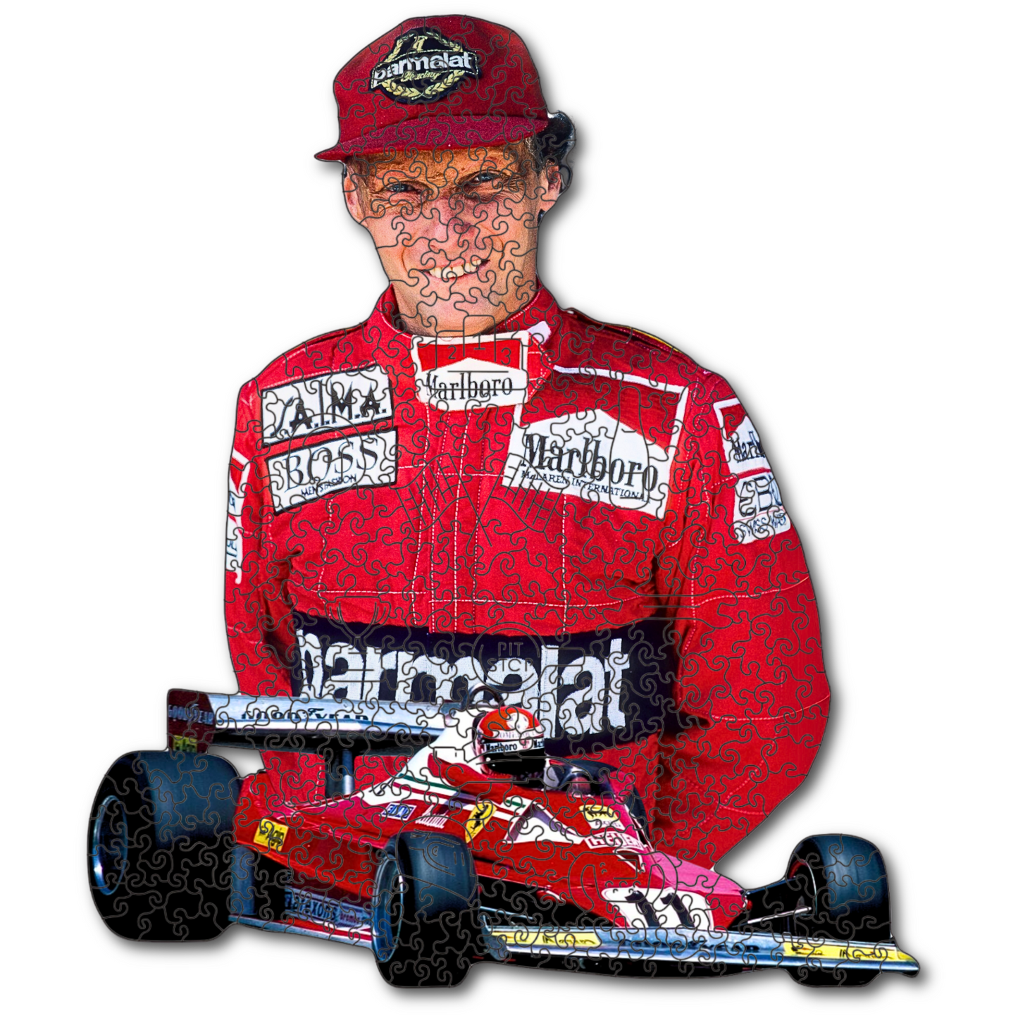 Niki Lauda - Wooden Puzzle