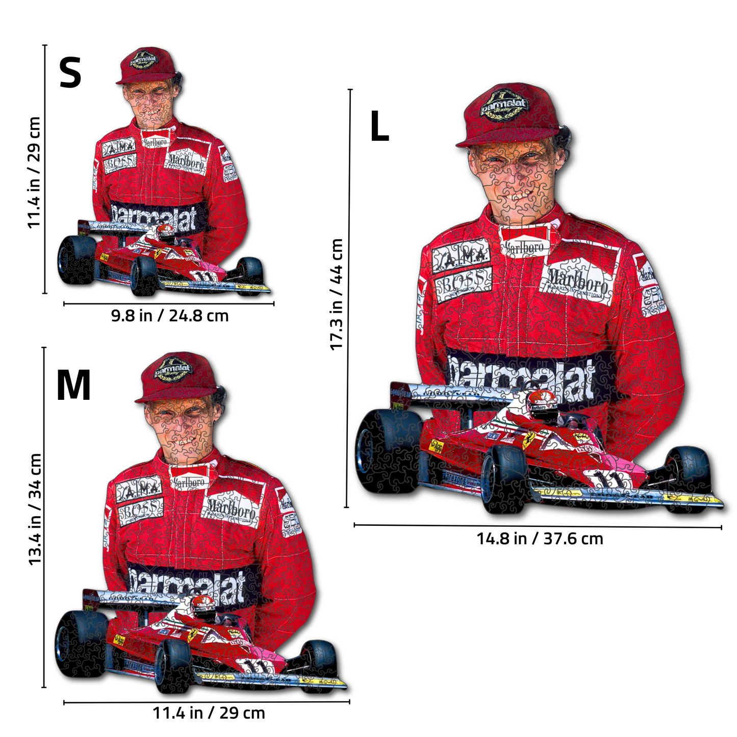 Niki Lauda - Wooden Puzzle
