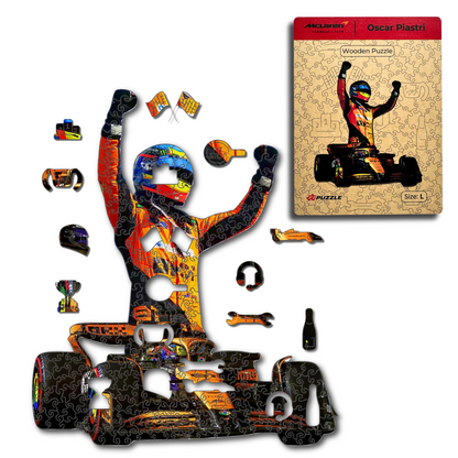 Oscar Piastri - Wooden Puzzle