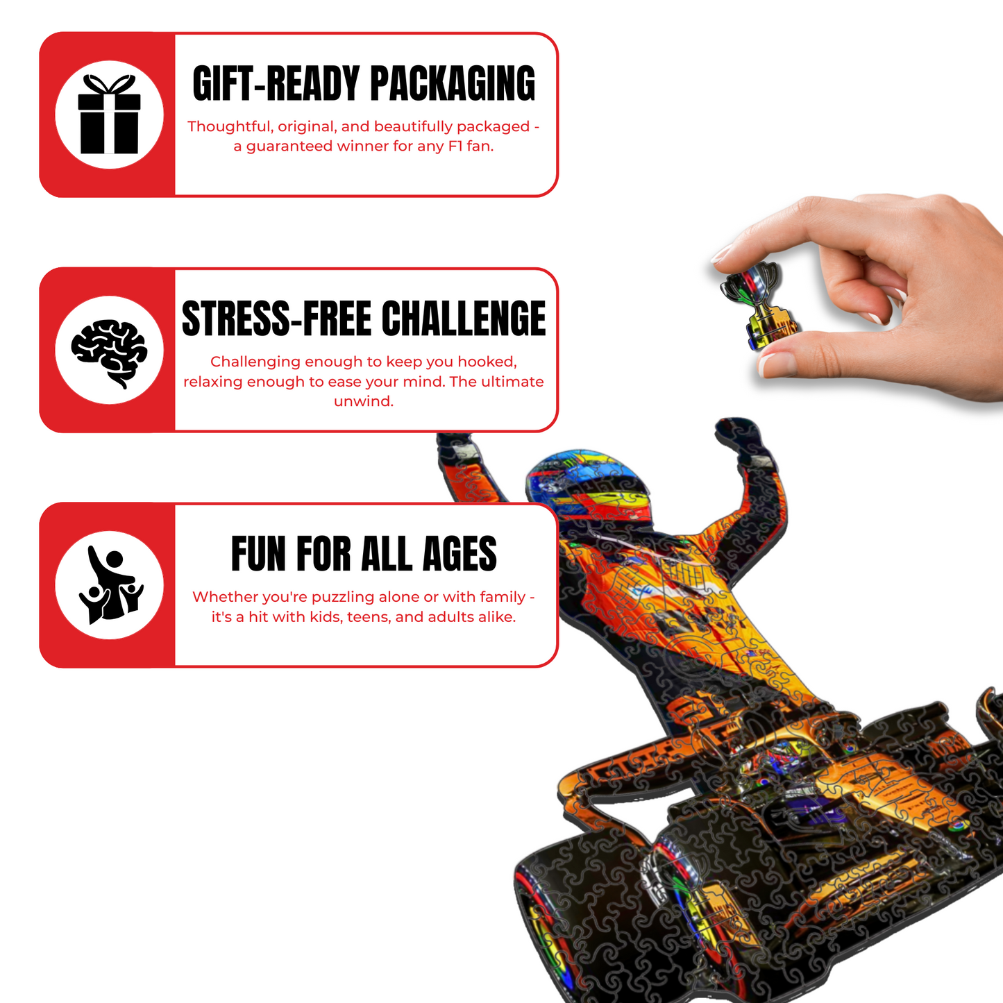 Oscar Piastri - Wooden Puzzle