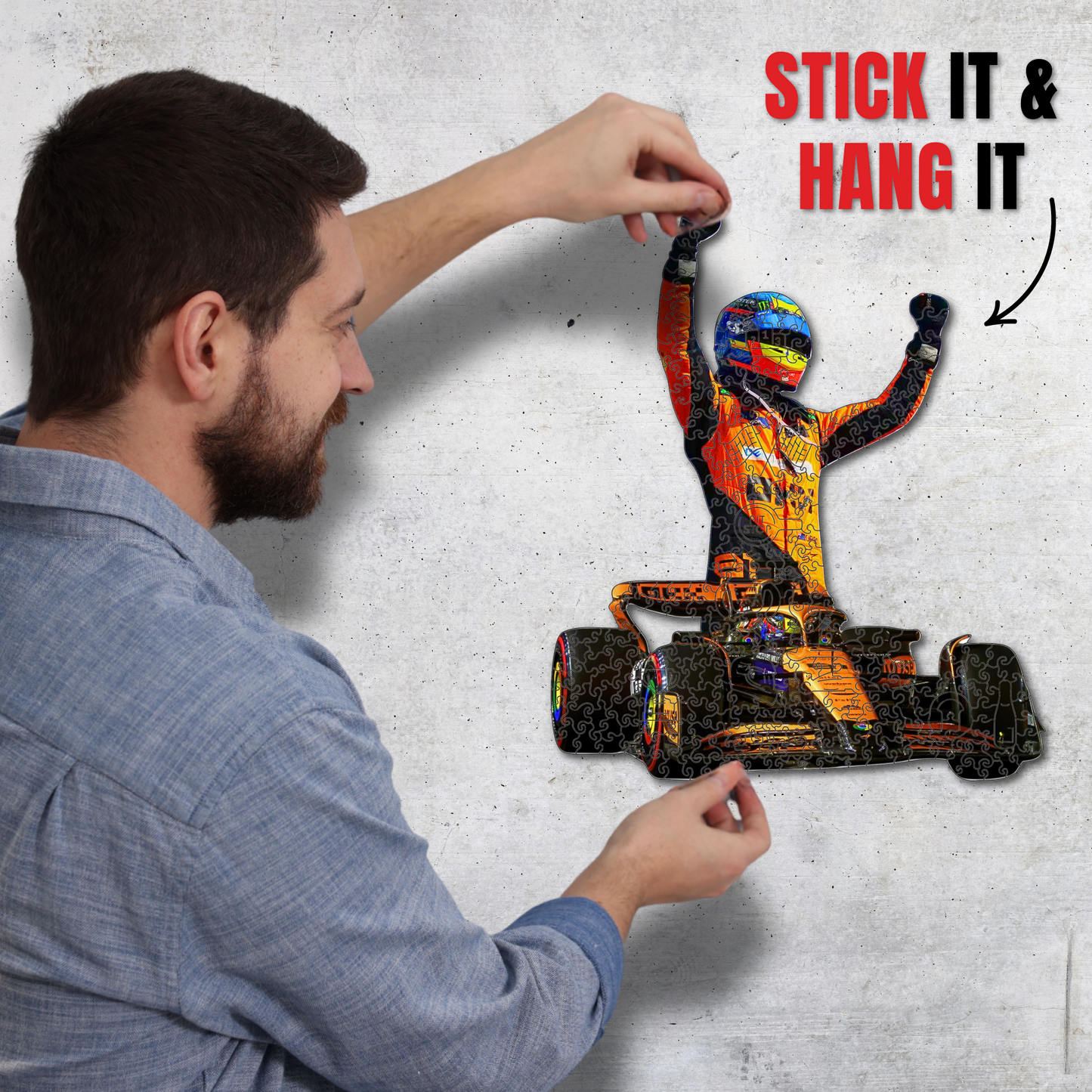 Oscar Piastri - Wooden Puzzle