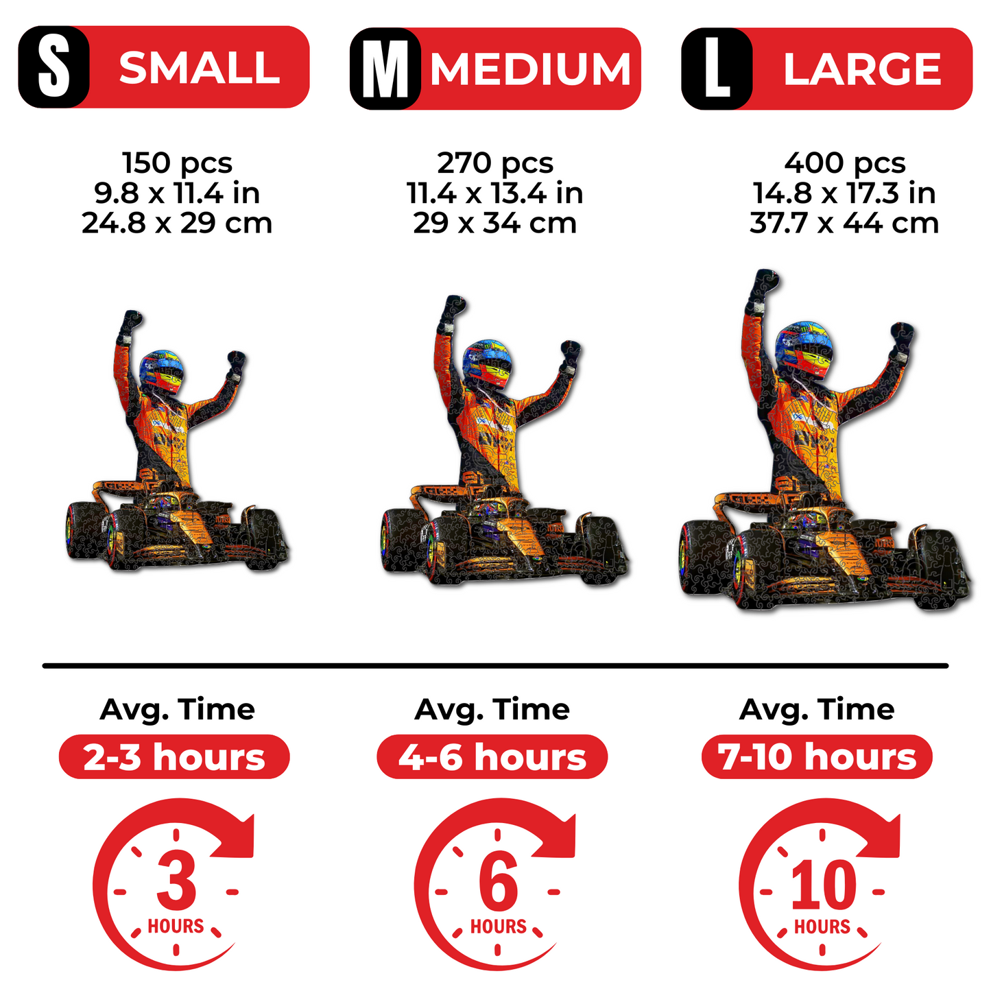 Oscar Piastri - Wooden Puzzle