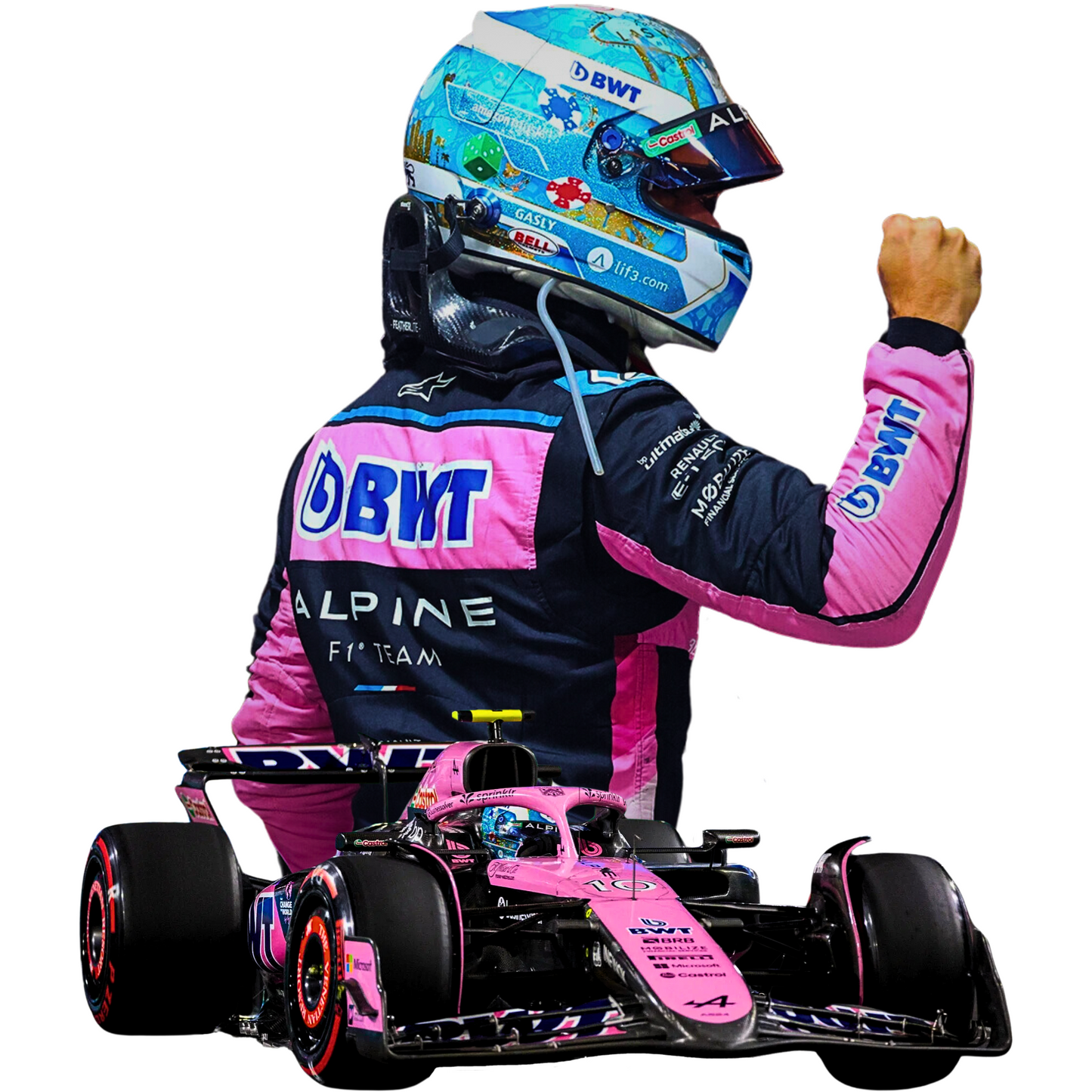 Pierre Gasly - Wooden Puzzle