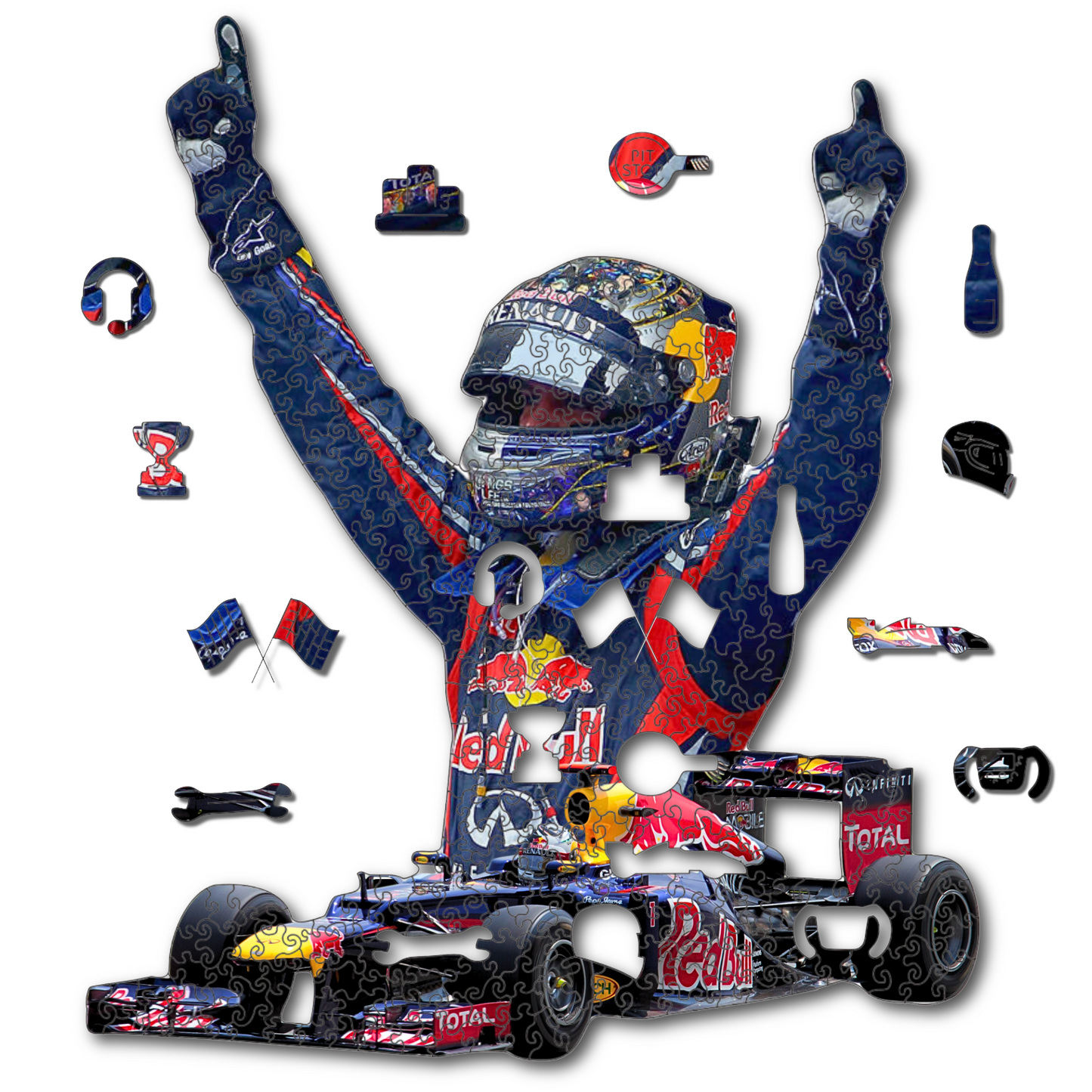 Sebastian Vettel - Wooden Puzzle