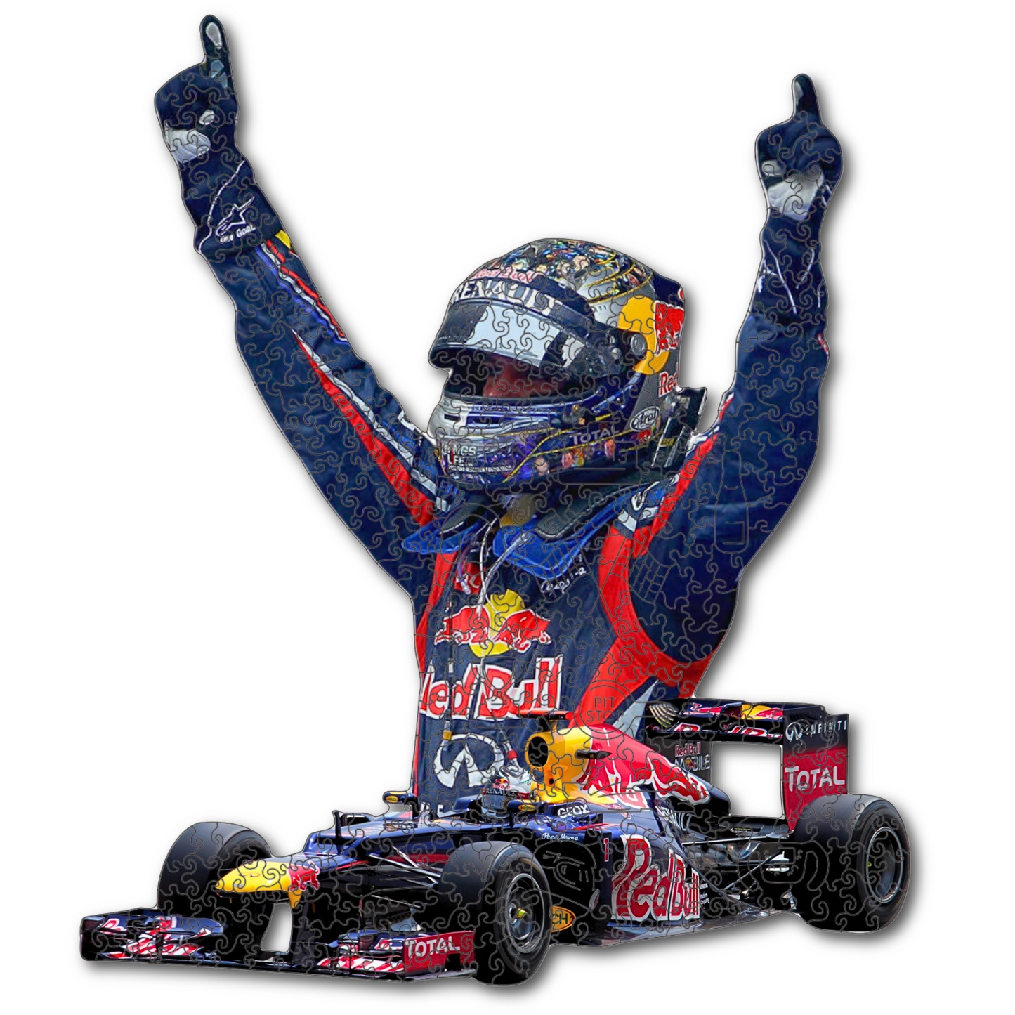 Sebastian Vettel - Wooden Puzzle