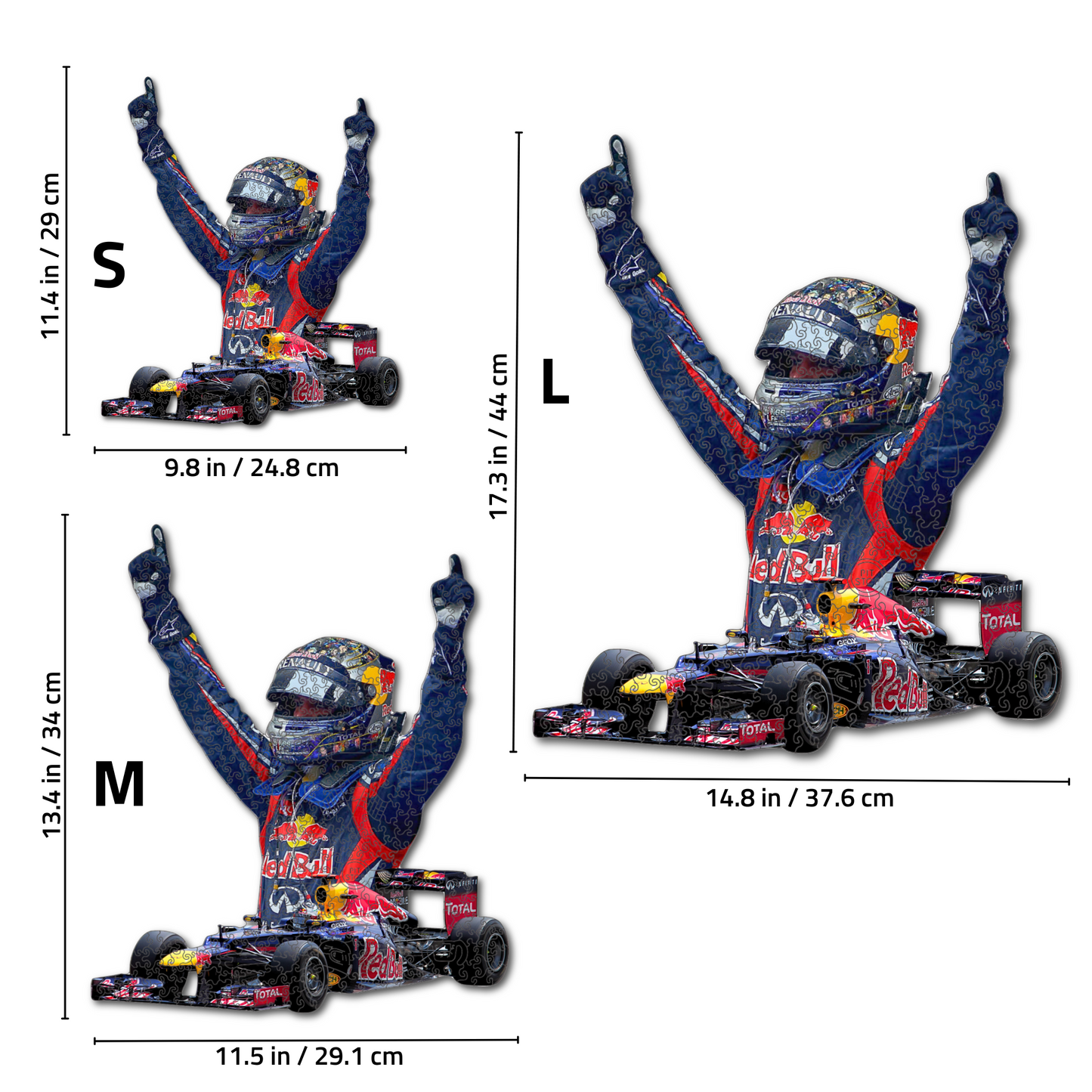 Sebastian Vettel - Wooden Puzzle