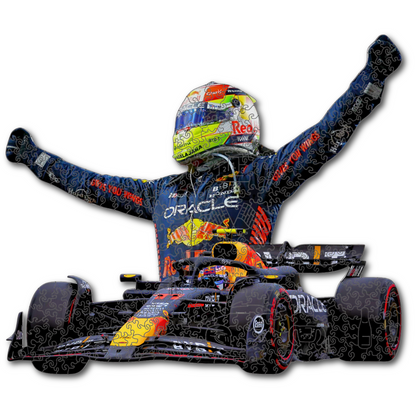 Sergio Perez - Wooden Puzzle