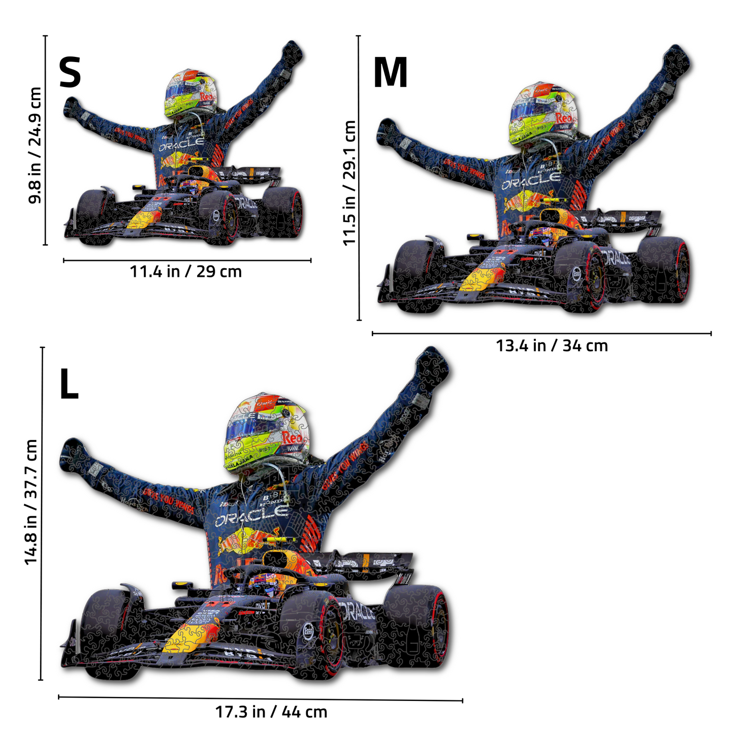 Sergio Perez - Wooden Puzzle