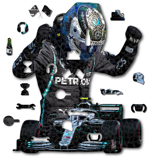 Valtteri Bottas - Wooden Puzzle